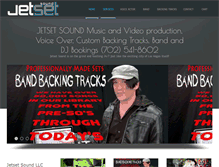 Tablet Screenshot of jetsetsound.com